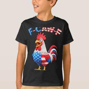 F-caw-f Hühner Humor Zitat Hahn Meme Lustig Deutsc T-Shirt