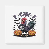 F-Caw-F Humor Crow Funny Gothic Magnet (Vorne)
