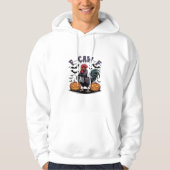 F Caw F Humor Crow Gothic Funny Style Hoodie (Vorderseite)