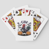 F Caw F Humor Crow Gothic Funny Style Spielkarten (Rückseite)