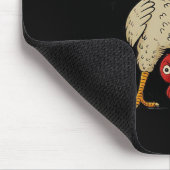 F-Caw-F Humor Gothic Crow Funny Aesthetic Style Mousepad (Ecke)