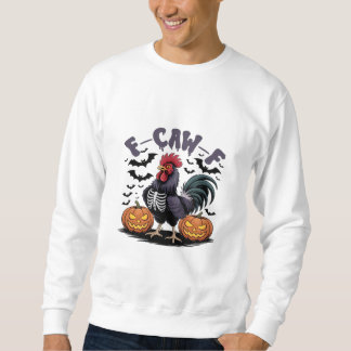 F Caw F Humor Krähe Gothic Lustiger Stil Sweatshirt