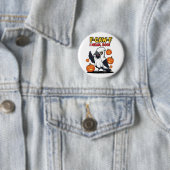 F-Caw-F I Gemein Boo Funny Spooky Halloween Skull Button (Beispiel)