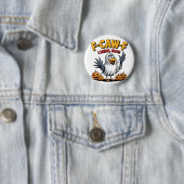 F-Caw-F I Gemein Boo Funny Spooky Halloween Skull Button (Beispiel)