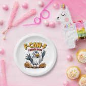 F-Caw-F I Gemein Boo Funny Spooky Halloween Skull Pappteller (Party)