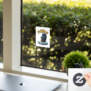 F-Caw-F Ich bin Gaming Funny Raven Crow Meme Fensteraufkleber
