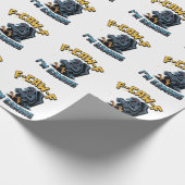 F-Caw-F Ich bin Gaming Funny Raven Crow Meme Geschenkpapier (Ecke)