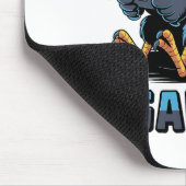 F-Caw-F Ich bin Gaming Funny Raven Crow Meme Mousepad (Ecke)