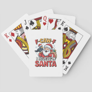 F-Caw-F Ich glaube an Weihnachts-Weihnachtskrippe Spielkarten