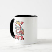 F-Caw-F Ich glaube an Weihnachts-Weihnachtskrippe Tasse (Vorderseite Links)