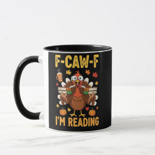 F-Caw-F Ich lese Türkei Books Erntedank Tasse