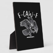F-Caw-F im Vintage-Stil Fotoplatte (Seite)