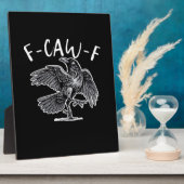 F-Caw-F im Vintage-Stil Fotoplatte (Seite)