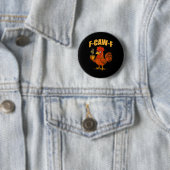 F Caw F Kaffee Huhn F Kawf Hahn Lustiger Vogel F Button (Beispiel)