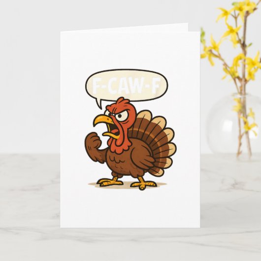 F-caw-f karte (Gelbe Blume)