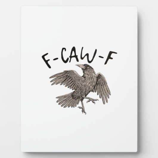F-Caw-F Klassisch Ästhetisch Casual Fotoplatte (Vorderseite)