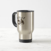 F-Caw-F Klassisch Ästhetisch Casual Reisebecher (Vorderseite Links)