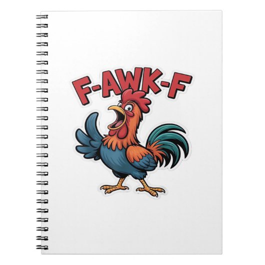 F-Caw-F Klassisch Cool Einzigartig Notizblock (Vorderseite)