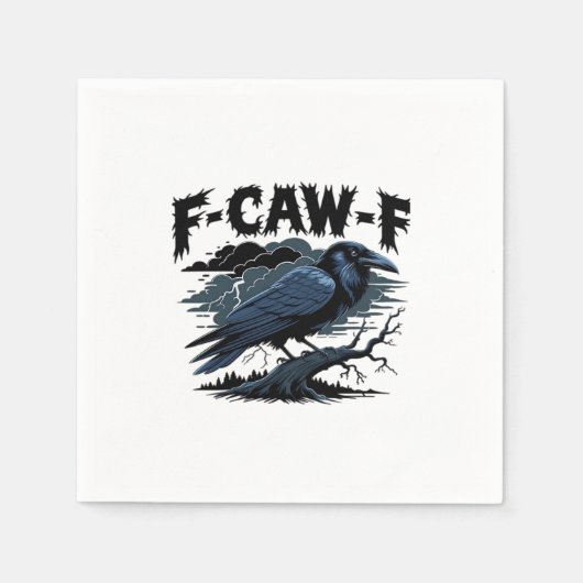F-Caw-F Klassisch Kreativ Casual Serviette (Vorderseite)
