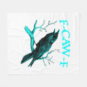 F-Caw-F Klassisch Lustig Trendig Fleecedecke (Vorderseite (Horizontal))