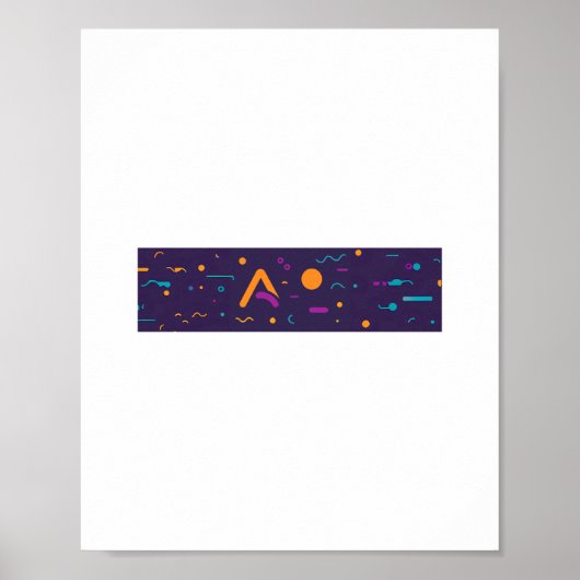 F-Caw-F Klassisch Minimal Sauber Poster (Vorne)