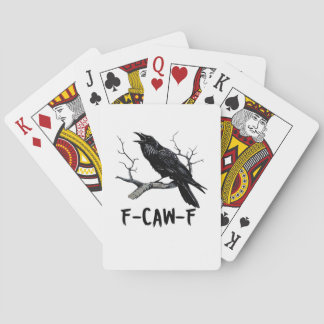 F-Caw-F Klassisch Minimal Sauber Spielkarten