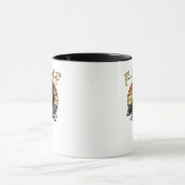 F-Caw-F Klassische Vintage-Kunst Tasse (Zentrum)