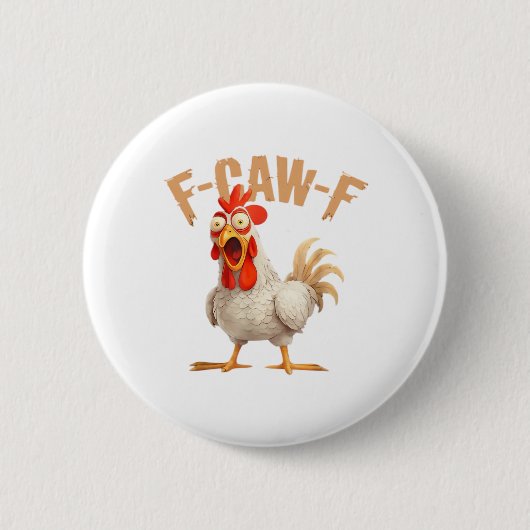 F-Caw-F Klassischer ästhetischer Stil Button (Vorderseite)