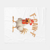 F-Caw-F Klassischer ästhetischer Stil Fleecedecke (Vorderseite (Horizontal))