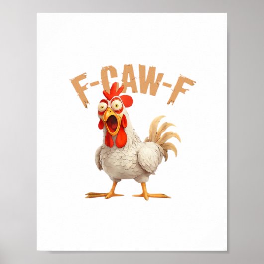 F-Caw-F Klassischer ästhetischer Stil Poster (Vorne)