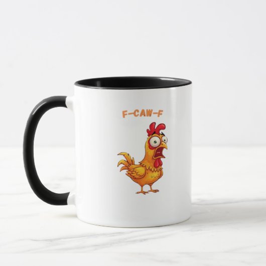 F-Caw-F Klassischer lustiger Spruch Tasse (Links)