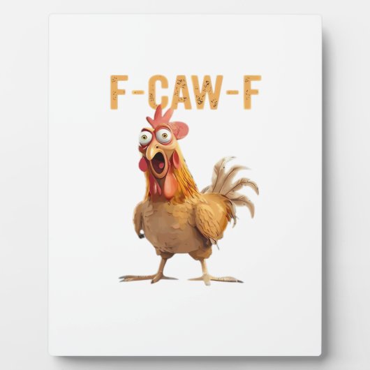 F-Caw-F Klassischer Retro-Stil Fotoplatte (Vorderseite)