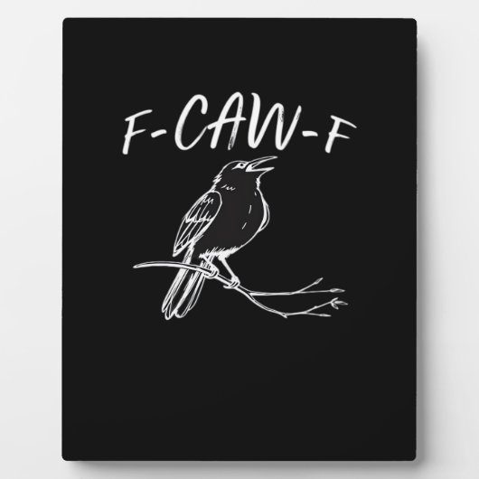 F-Caw-F Klassischer Retro-Stil Fotoplatte (Vorderseite)