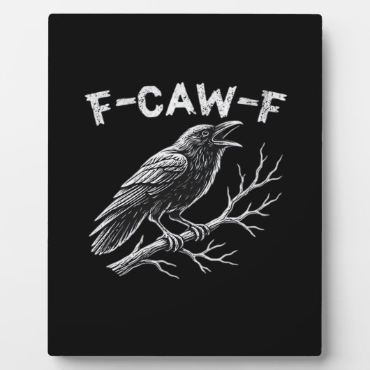F-Caw-F Klassischer Retro-Stil Fotoplatte (Vorderseite)