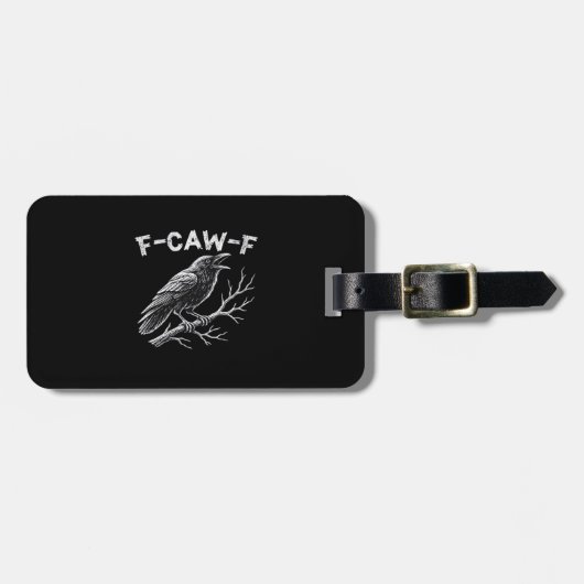 F-Caw-F Klassischer Retro-Stil Gepäckanhänger (Vorderseite horizontal)