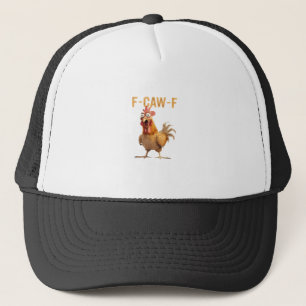 F-Caw-F Klassischer Retro-Stil Truckerkappe