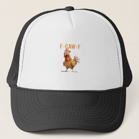 F-Caw-F Klassischer Retro-Stil Truckerkappe (Vorderseite)