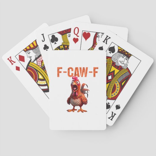 F-Caw-F Klassisches Basisdesign Spielkarten (Rückseite)