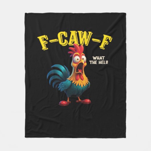 F Caw F Klassisches Design Fleecedecke (Vorderseite)