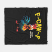 F Caw F Klassisches Design Fleecedecke (Vorderseite (Horizontal))