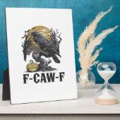 F-Caw-F Klassisches Minimaldesign Fotoplatte (Seite)