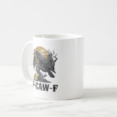 F-Caw-F Klassisches Minimaldesign Kaffeetasse (Vorderseite Links)