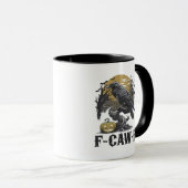 F-Caw-F Klassisches Minimaldesign Tasse (VorderseiteRechts)