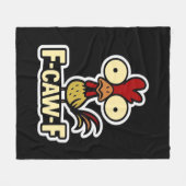 F-Caw-F Klassisches Vintage-Grafikdesign Fleecedecke (Vorderseite (Horizontal))