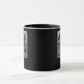 F-Caw-F Krähe Ästhetik Casual Tasse (Zentrum)