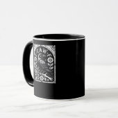 F-Caw-F Krähe Ästhetik Casual Tasse (Vorderseite Links)