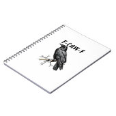 F Caw F Krähe, F-Caw-F Süßer Vogel Sag Meme Notizblock (Linke Seite)