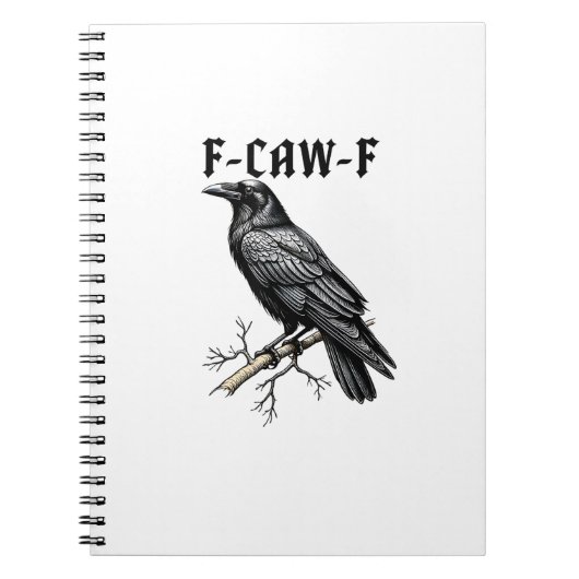 F Caw F Krähe, F-Caw-F Süßer Vogel Sag Meme Notizblock (Vorderseite)