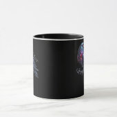 F-Caw-F Krähe Klassischer Retro-Stil Tasse (Zentrum)