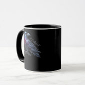 F-Caw-F Krähe Klassischer Retro-Stil Tasse (Vorderseite Links)